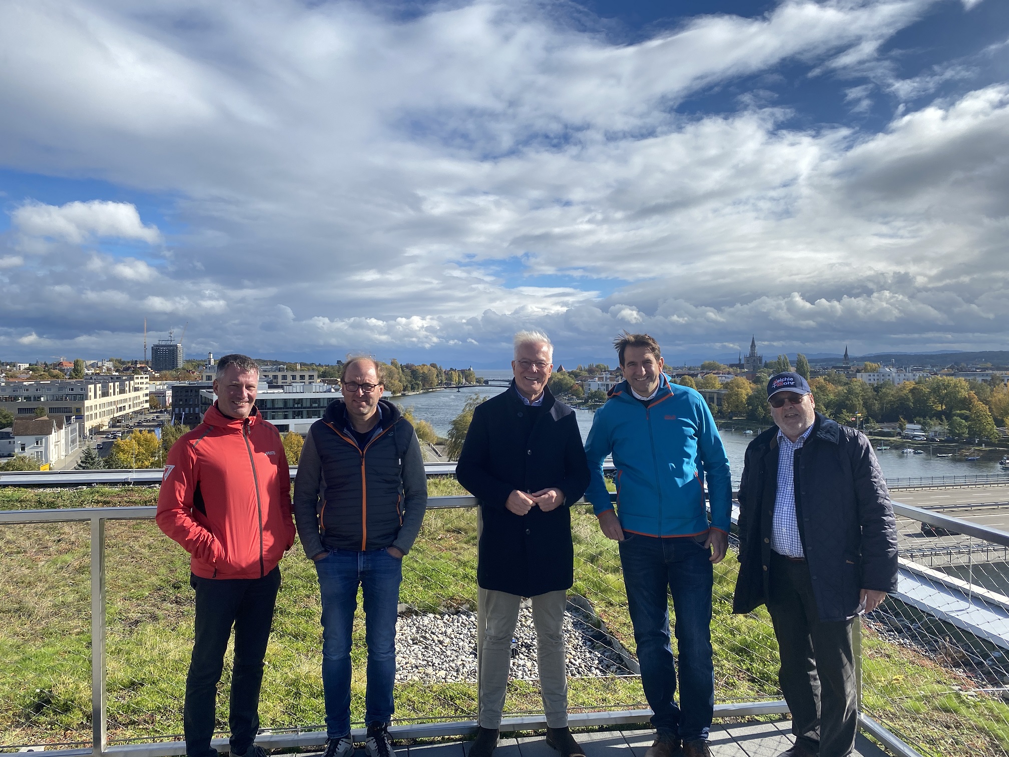 solid UNIT und Andreas Jung MdB besuchen Kieswerk von Meichle + Mohr in Radolfzell